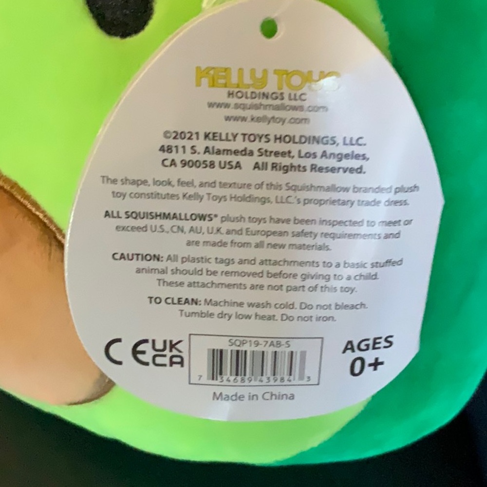 Squishmallows Austin Avocado Cinco de Mayo NWT Wearing Sombrero 8” - Picture 3 of 10
